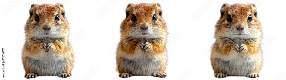 A Series of Photoshopped Images of a Squirrel A Series of Photoshopped Images of a Squirrel