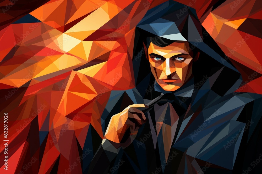 A brooding and mysterious assassin, lurking in the shadows and eliminating targets with lethal precision. - Generative AI A brooding and mysterious assassin, lurking in the shadows and eliminating targets with lethal precision. - Generative AI
