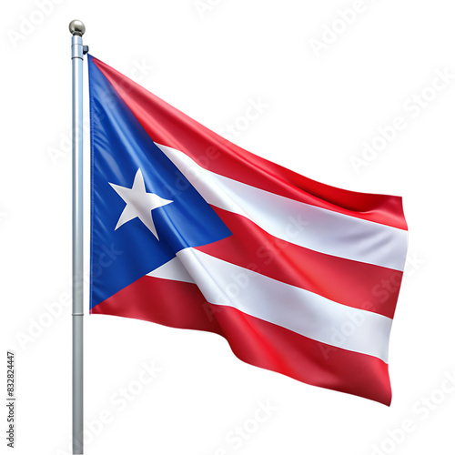 brazilian state flag 3d realistic maranhao brazil