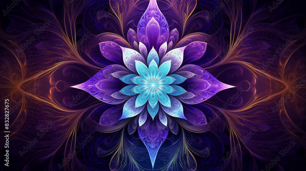 Obraz premium Abstract Image Pattern Background, Complex Fractal Designs in Shades, Texture, Wallpaper, Background, Cell Phone Cover and Screen, Smartphone, Computer, Laptop, 16:9 Format - PNG