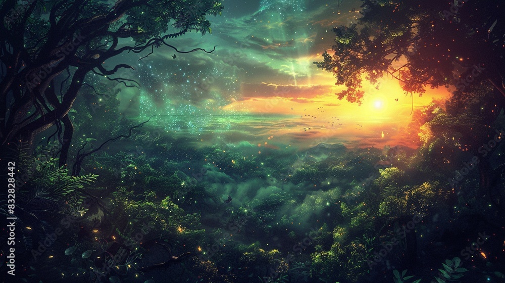 Fototapeta premium Background wallpaper Illustration