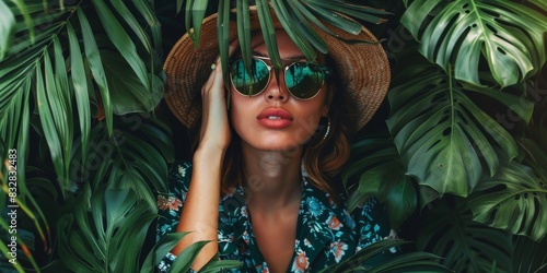 Enigmatic Lady of the Tropical Jungle