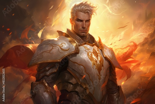 A virtuous and steadfast paladin, upholding justice and combating evil with unwavering resolve. - Generative AI