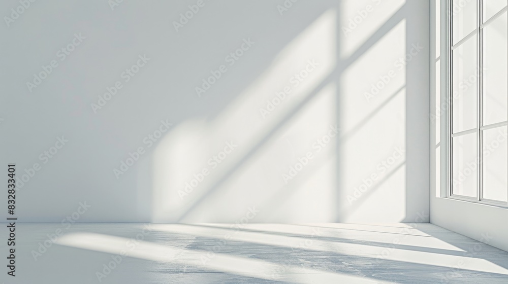 Sunlit Minimalist Interior, Generative AI Sunlit Minimalist Interior, Generative AI