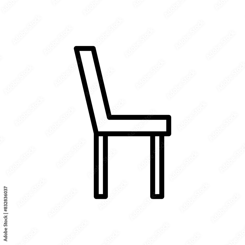 Chair icon design vector symbol template illustration Chair icon design vector symbol template illustration