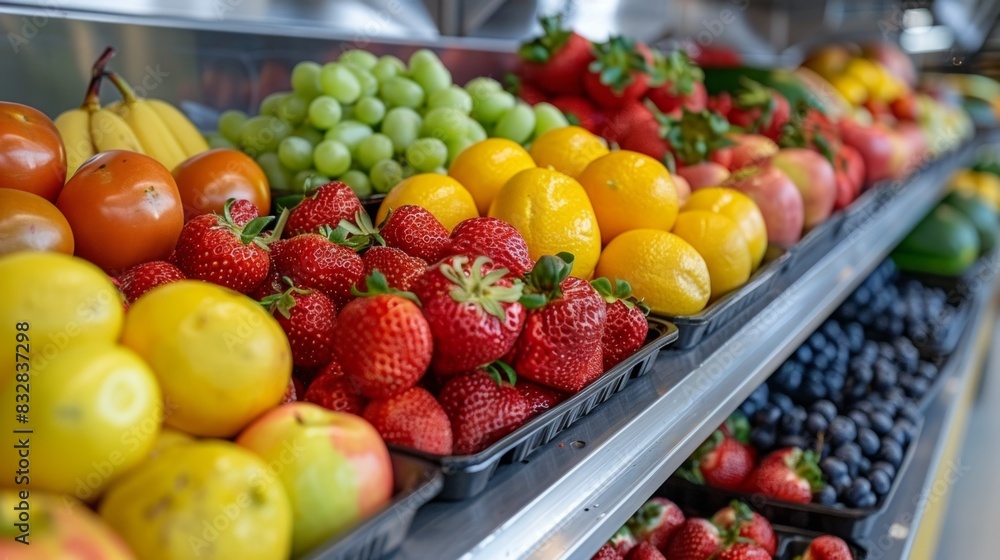 school cafeteria promotes healthy eating with fresh fruits veggies displayed, encouraging students to make nutritious choices for lunch school cafeteria promotes healthy eating with fresh fruits veggies displayed, encouraging students to make nutritious choices for lunch