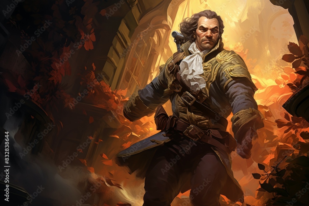A skilled and ruthless bounty hunter, relentless in their pursuit of targets and apprehending fugitives. - Generative AI A skilled and ruthless bounty hunter, relentless in their pursuit of targets and apprehending fugitives. - Generative AI