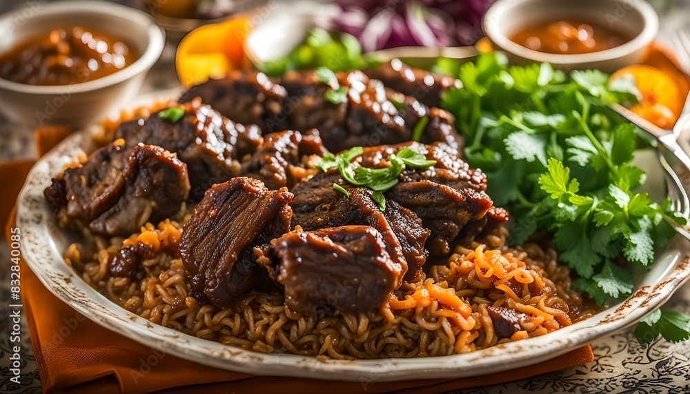 traditional middle eastern food iraqi tashreeb lamb
traditional middle eastern food iraqi tashreeb lamb