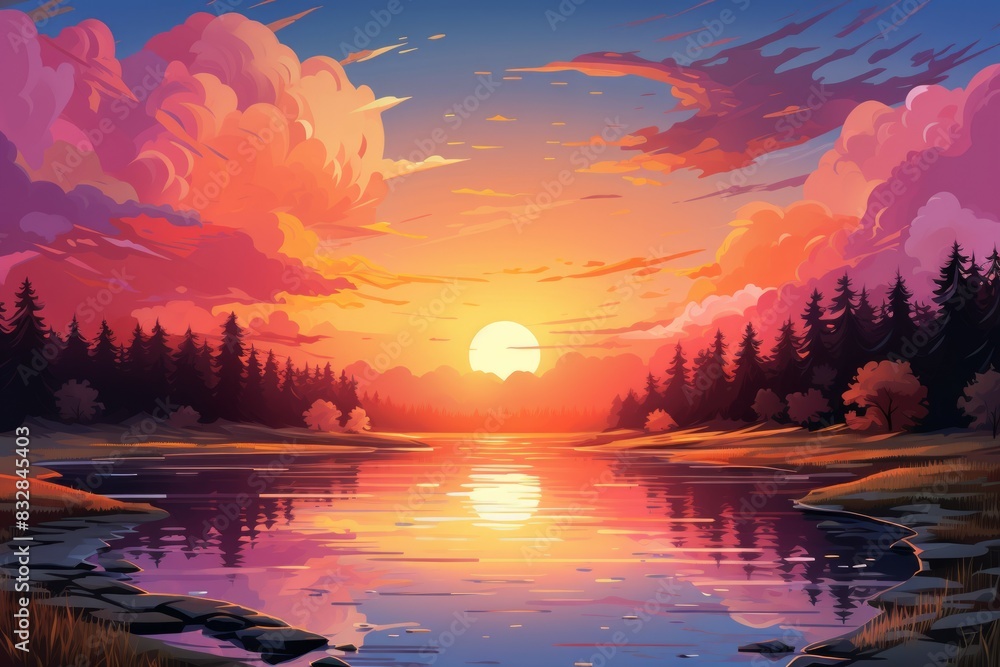 Sunsets and sunrises - Generative AI Sunsets and sunrises - Generative AI