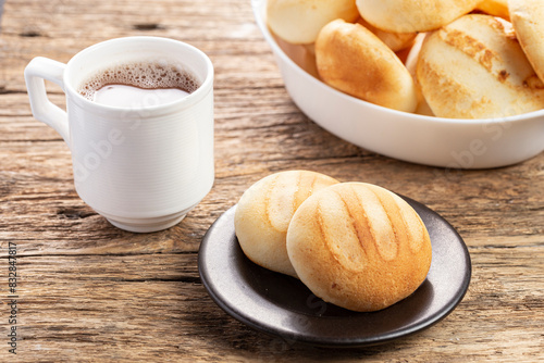 Delicious and nutritious almojabanas or pandebono, a food based on cassava flour and cheese photo