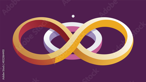 The rings were exchanged as a symbol of eternal commitment and love.. Vector illustration