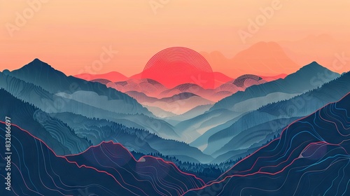 Asian style background design