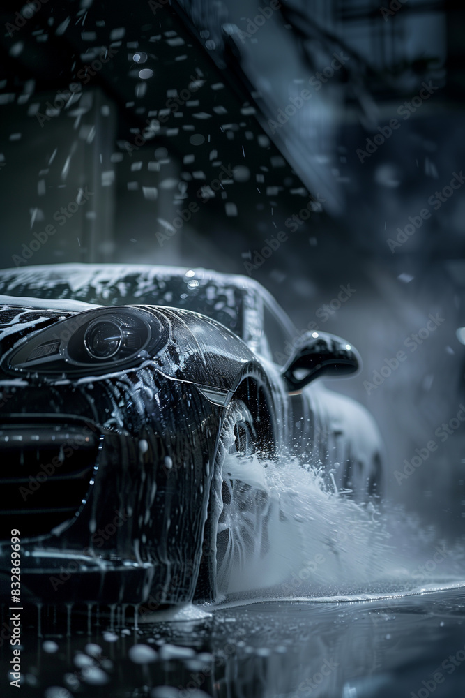 Breathtaking Suds Up Car Wash Abstract in 4K Breathtaking Suds Up Car Wash Abstract in 4K