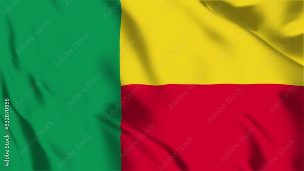 Benin Waving Flag Hight Quality , For Youtube and Other Social Media Use Benin Waving Flag Hight Quality , For Youtube and Other Social Media Use