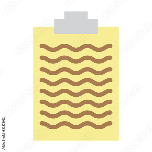 Paste Vector Flat Icon Design