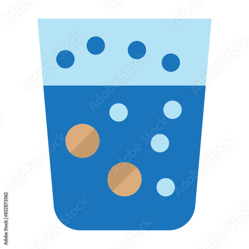 Effervescence Vector Flat Icon Design