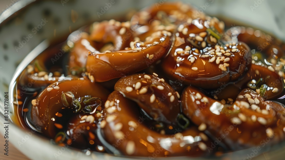 Bracken nameko preserved in soy sauce Bracken nameko preserved in soy sauce