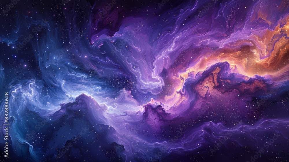 celestial night sky, imaginative depiction of a starry sky, featuring constellations of twinkling stars in deep navy and charcoal against swirling purple and magenta galaxies celestial night sky, imaginative depiction of a starry sky, featuring constellations of twinkling stars in deep navy and charcoal against swirling purple and magenta galaxies