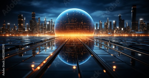 Abstract technology concept...