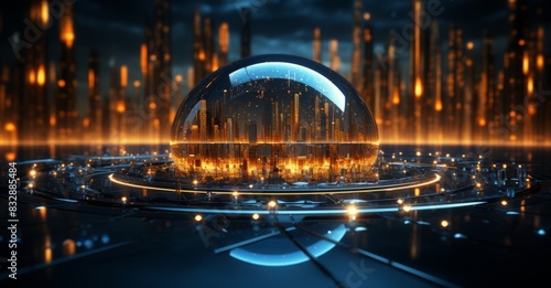Abstract technology concept...