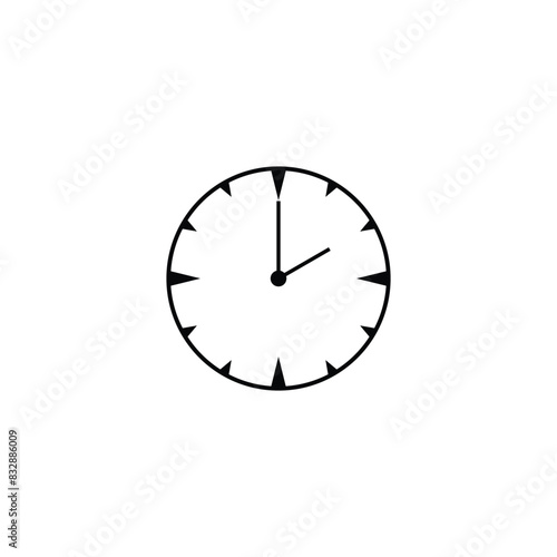 Wallpaper Mural Clock, watch, geometric symbol simple logo vector Torontodigital.ca