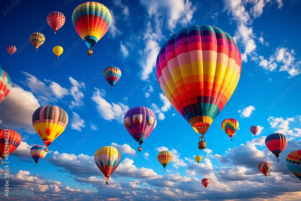 Hot air balloons - Generative AI Hot air balloons - Generative AI