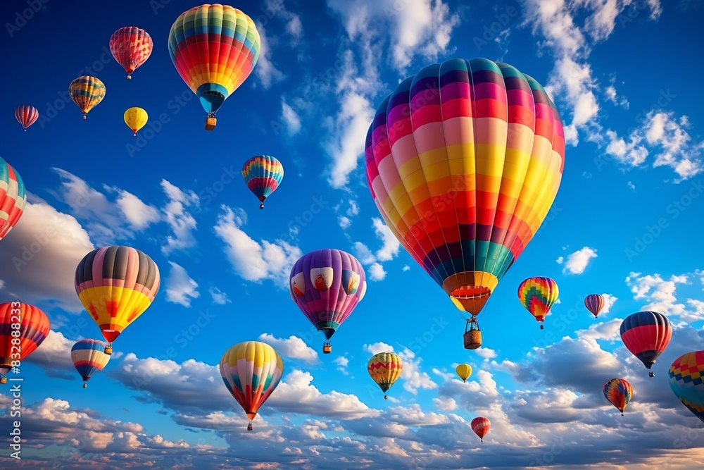 Hot air balloons - Generative AI