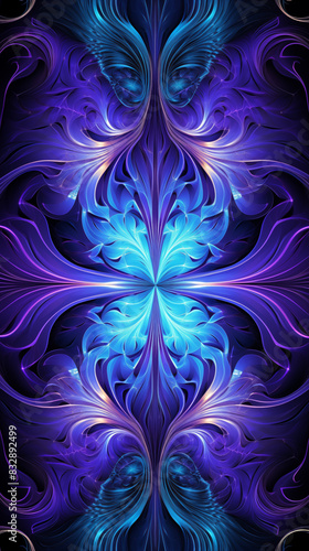 Abstract Image Pattern Background, Complex Fractal Designs in Shades, Texture, Wallpaper, Background, Cell Phone Cover and Screen, Smartphone, Computer, Laptop, 9:16 Format- PNG