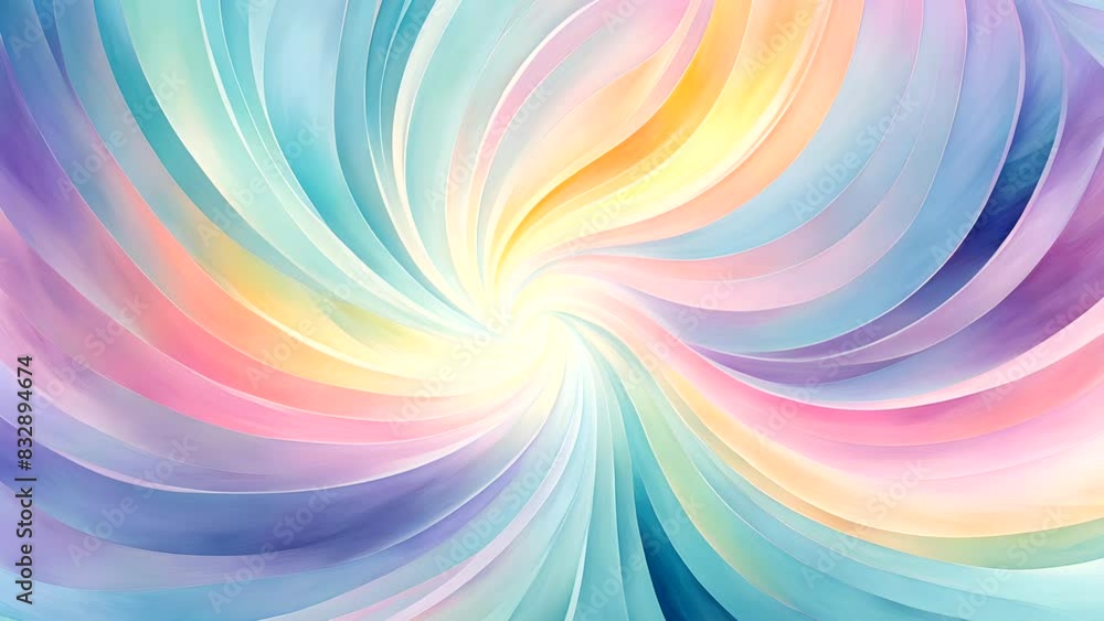A colorful swirl of paint with a yellow center. The colors are bright and vibrant, creating a sense of energy and movement. The swirl seems to be spiraling outward A colorful swirl of paint with a yellow center. The colors are bright and vibrant, creating a sense of energy and movement. The swirl seems to be spiraling outward