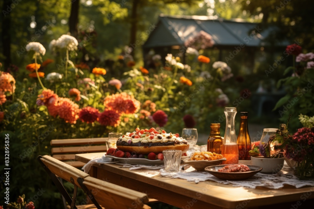 Outdoor dining - Generative AI