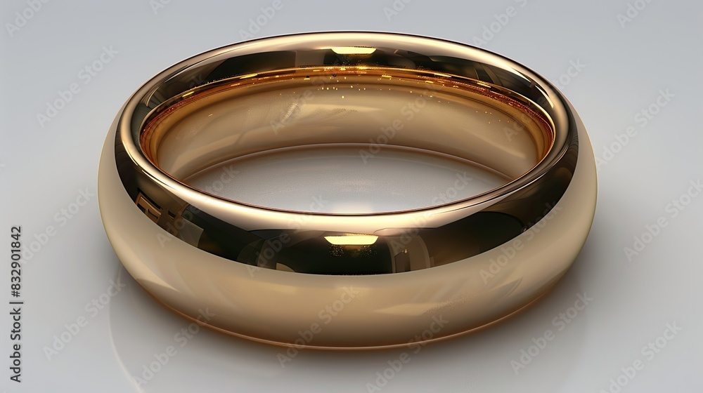 Heavy Detailed Gold Ring: Close-Up Studio Photo Render Heavy Detailed Gold Ring: Close-Up Studio Photo Render