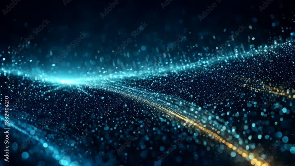 A blue and yellow line of dots that are scattered across the image. The blue and yellow dots are arranged in a way that creates a sense of movement and energy A blue and yellow line of dots that are scattered across the image. The blue and yellow dots are arranged in a way that creates a sense of movement and energy