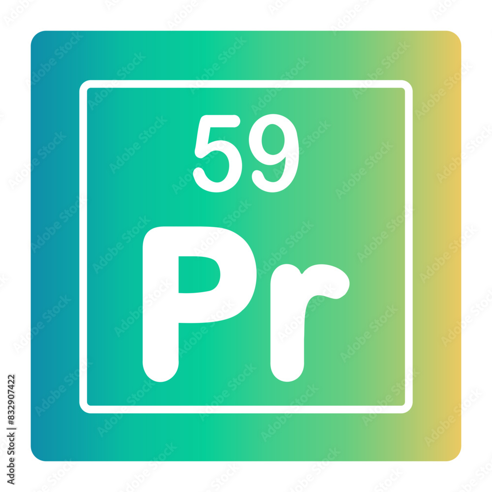 praseodimium icon praseodimium icon