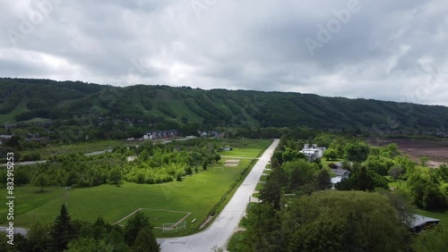 Blue mountain ontario aerial video