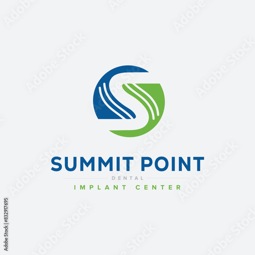 S Logo. S Letter Design Vector with Color.Logos Design Element Stock Vector Illustration Template