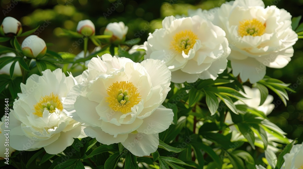 Cultivated tree peonies named Paeonia suffruticosa originate from hybridization with species belonging only to the subsection Vaginatae Cultivated tree peonies named Paeonia suffruticosa originate from hybridization with species belonging only to the subsection Vaginatae