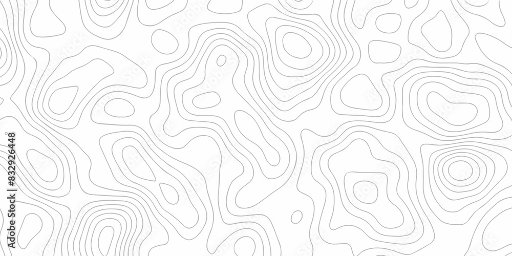 Lines Topographic contour lines vector map seamless pattern. Geographic ...