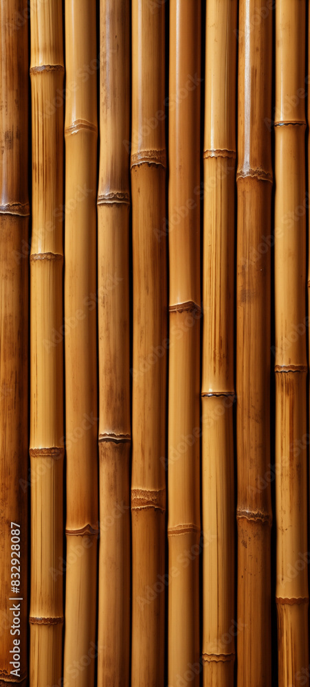 Bamboo stem pattern with neat regular weaving Bamboo stem pattern with neat regular weaving