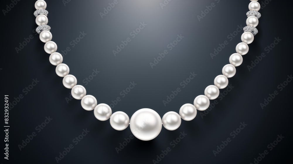 Explore timeless beauty with an elegant pearl necklace. A luxurious accessory featuring detailed pearls and a classic design. Explore timeless beauty with an elegant pearl necklace. A luxurious accessory featuring detailed pearls and a classic design.