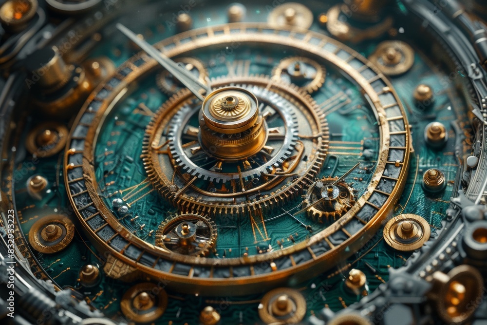 An intricate, clockwork-inspired lock mechanism, interlocking gears and coded symbols representing the complexities of encryption, photorealistic An intricate, clockwork-inspired lock mechanism, interlocking gears and coded symbols representing the complexities of encryption, photorealistic