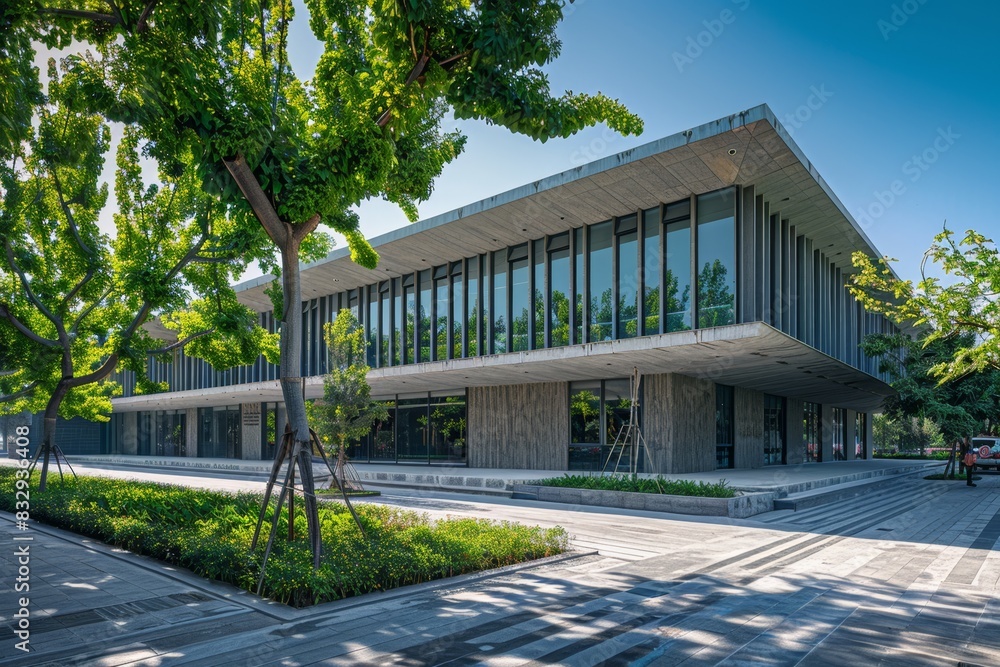 Naklejka premium Contemporary Exterior Building