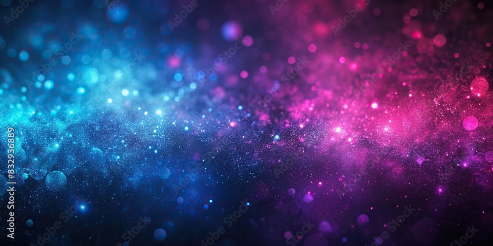 Grainy dark blue and purple texture with gradient effects and magenta pink glowing accents, perfect for a futuristic poster design