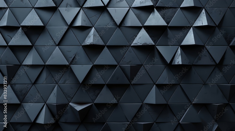 Geometric Triangle Black Pattern Geometric Triangle Black Pattern