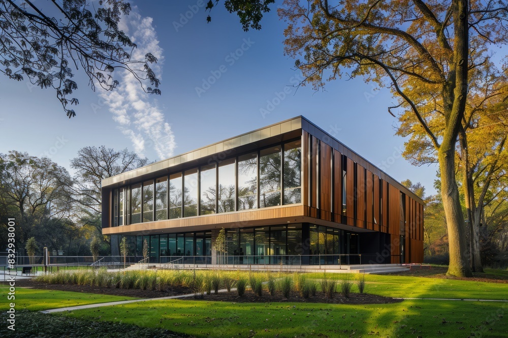 Fototapeta premium Contemporary Exterior Building