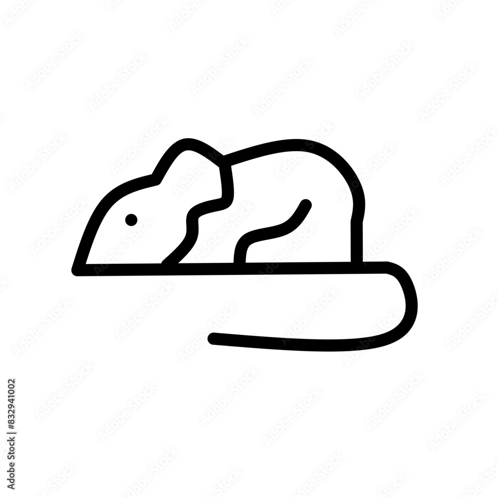 Set of thin line animals Icons. Vector illustration Set of thin line animals Icons. Vector illustration