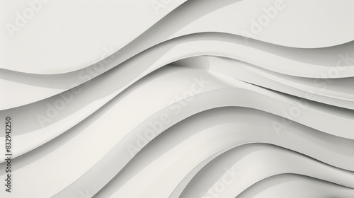 A white background with a wave pattern