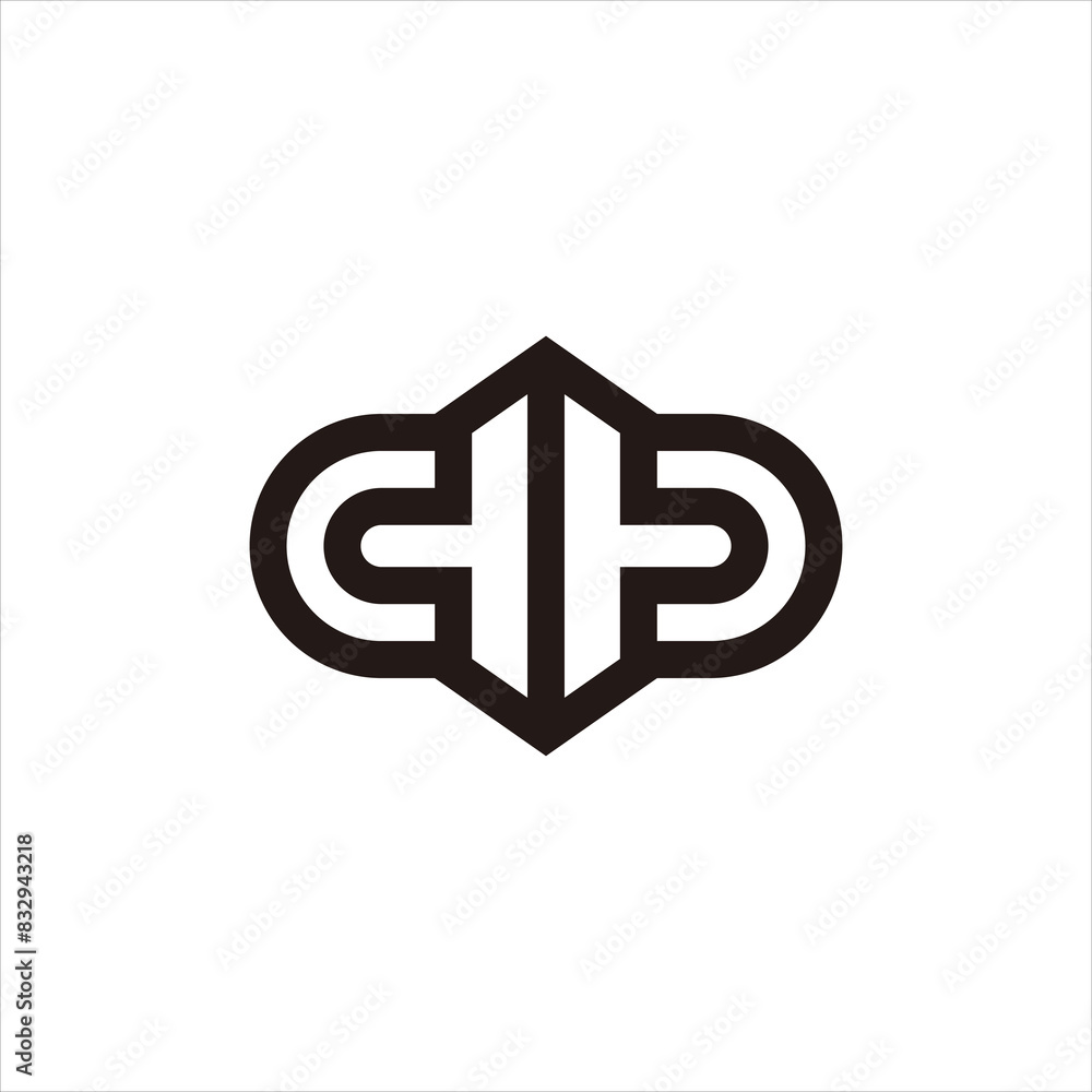 Obraz premium Unique and simple modern style building C letter logo