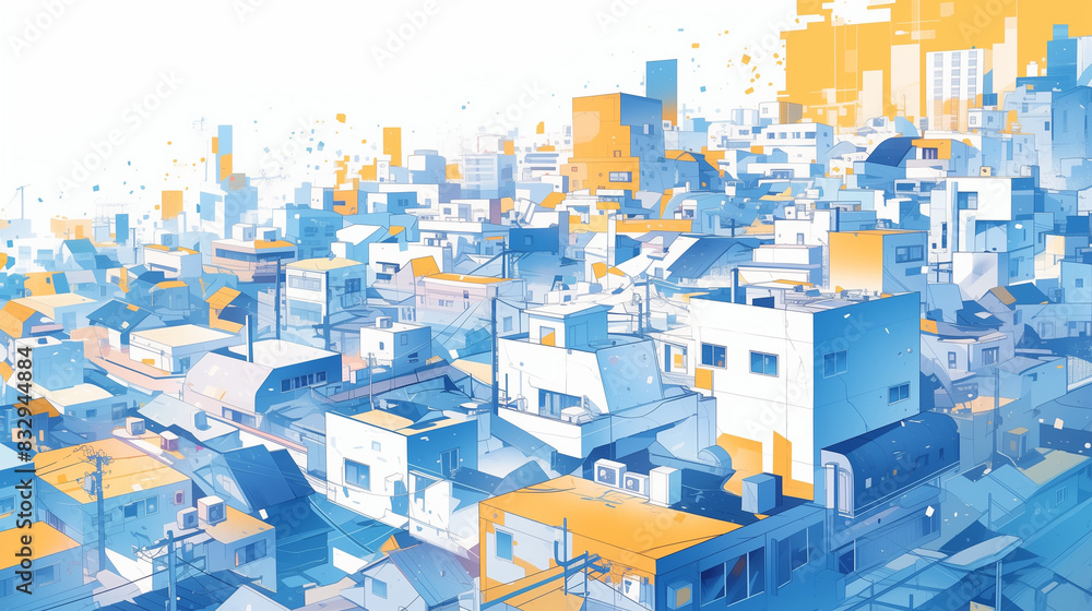 不動産投資をイメージしたイラスト 不動産投資をイメージしたイラスト