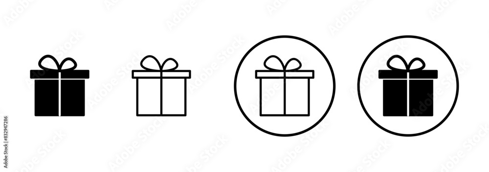 Gift icon vector isolated on white background. gift vector icon. birthday gift Gift icon vector isolated on white background. gift vector icon. birthday gift