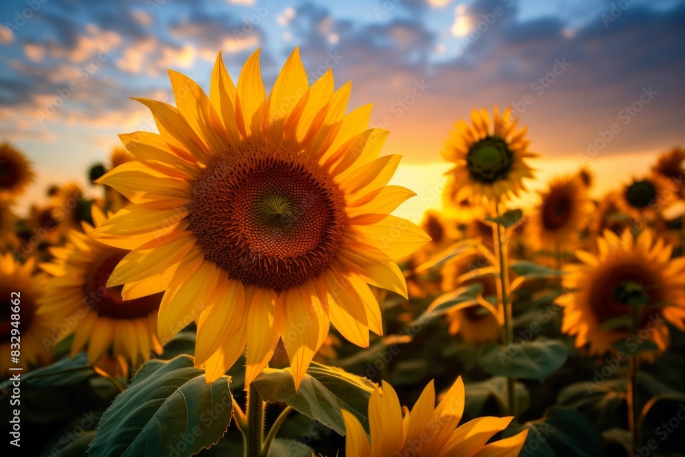 Summer sunflowers - Generative AI Summer sunflowers - Generative AI
